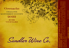 2022 Boer Vineyard Grenache